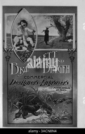 Keith’s Magazine, eine Publikation aus dem Jahr 1904, bietet monatliche Ausgaben mit detaillierten Fotografien, Illustrationen und Grundrissen von Häusern. Das Magazin enthält verschiedene Architekturstile, Kostenaufteilungen und Artikel über Wohnbau, Innenarchitektur und Landschaftsgestaltung. Einige Ausgaben enthalten auch Baupläne für Kirchen und Schulen. Die Seiten 209, 210, 215 und 216 fehlen in Band 11 Nr. 4. Stockfoto