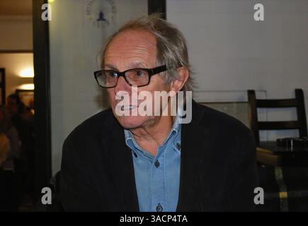 Kenneth Charles Loach (Ken Loach) englischer Schauspieler Filmemacher Regisseur, bekannt für den Stil des sozialen Realismus mit realistischen Charakteren der Arbeiterklasse Stockfoto