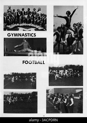 Das 1978 Minnetonka East Jr. High Yearbook erfasst die wichtigsten Aspekte des Schuljahres 1977-1978 und hebt Schüler, Lehrer, Vereine, Leichtathletik, und verschiedene Schulveranstaltungen. Stockfoto