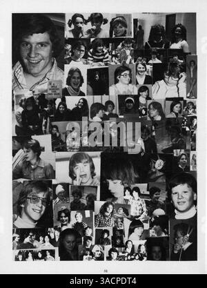 Das 1978 Minnetonka East Jr. High Yearbook beleuchtet die wichtigsten Momente und Menschen des Schuljahres 1977-1978, einschließlich Schüler, Dozenten, Leichtathletik und Schulaktivitäten. Stockfoto