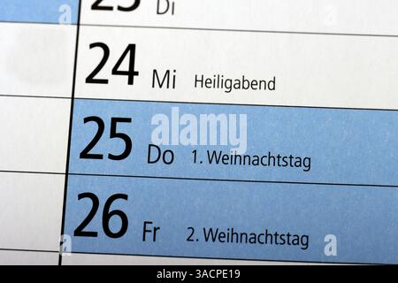 Weihnachten, das fest der Geburt Christi Stockfoto