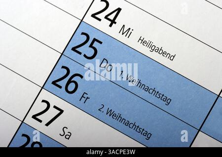 Weihnachten, das fest der Geburt Christi Stockfoto