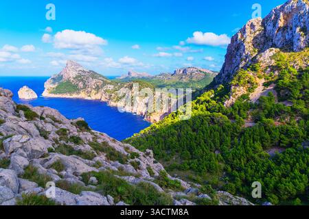 Cap de Formentor, Mallorca, Balearen, Spanien Stockfoto