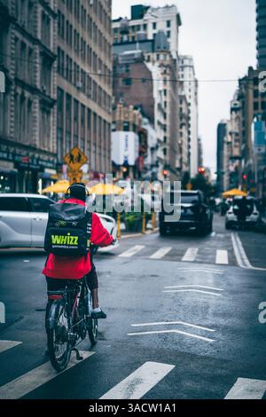 Straßenszene in Manhattan, New York City, USA Stockfoto
