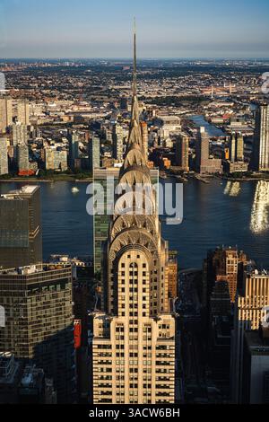New York City, Stadtübersicht über SUMMIT One Vanderbilt, Chrysler Building, Manhattan, USA Stockfoto