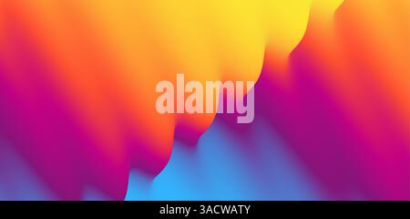 Abstrakte wellig Hintergrund mit Kurven. Konzept der Abdeckung mit dynamischen Wirkung. Vector Illustration für Design. Stock Vektor