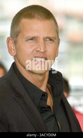 20. Mai 2005; Cannes, FRANKREICH; BARRY PEPPER beim Fotoaufruf für „drei Beerdigungen von Melquiades Estrada“ beim 58. Jährlichen Filmfestival von Cannes. (Bild: Frederic Injimbert/ZUMAPRESS.com) Stockfoto