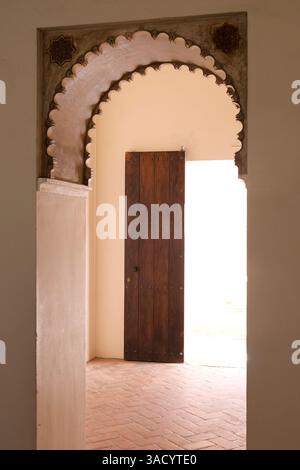 Malaga, Spanien. Das antike Alcazaba in Malaga wurde von den Mauren erbaut. Stockfoto