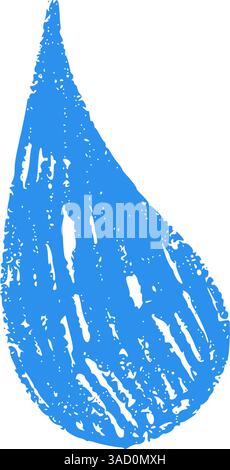 Wasserspritzer mit Wellen- und Tropfenformen, Flüssigspray- und Tropfenelementen, Wasserfontänen-Symbol für Hintergrund, Logo oder Illustration. Flacher Vektor Stock Vektor