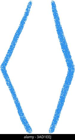 Handgezeichnete geschweifte Klammern und Klammern. Typografie-Symbole kritzeln, eckige Klammern, Textrahmen und Satzzeichen. Flacher Vektor Stock Vektor