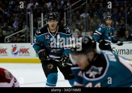 November 2011 - San Jose, Kalifornien, USA S - während des NHL-Spiels zwischen den San Jose Sharks und den Phoenix Coyotes. (Bild: © Dinno Kovic/Southcreek/ZUMAPRESS.com) Stockfoto