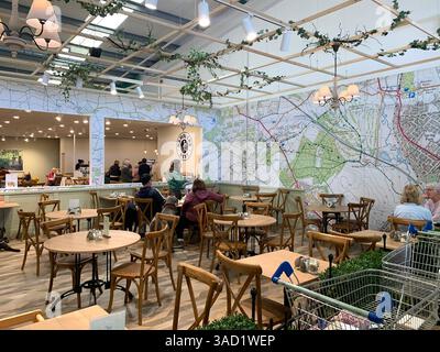 Harleston Heath Garden Centre Northampton Northamptonshire England Großbritannien britische Gartenblumen Pflanzen Pflanzen Frühlingsneuheiten verkaufen Waren hübsch Stockfoto