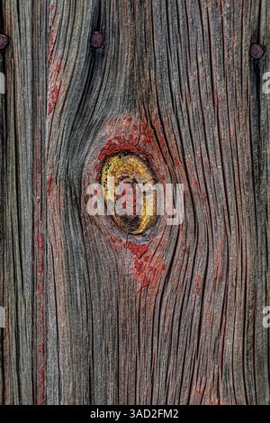 USA, Palouse, Bundesstaat Washington. Holzmuster. Stockfoto