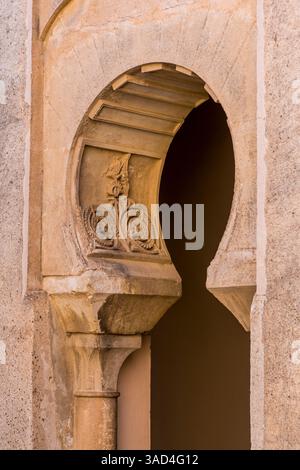 Alcazaba und Burg von Gibralfaro auf dem Berg Malaga oberhalb der Altstadt von Malaga, Spanien. Stockfoto
