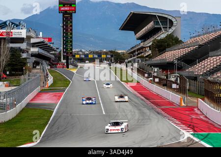 #181 Andres JOSEPHSOHN (AR) Tiga GC287/1987 - Gruppe C Racing, während der Peter Auto Espiritu de Montjuic, auf der Strecke de Barcelona-Catalunya, Montmélo Stockfoto