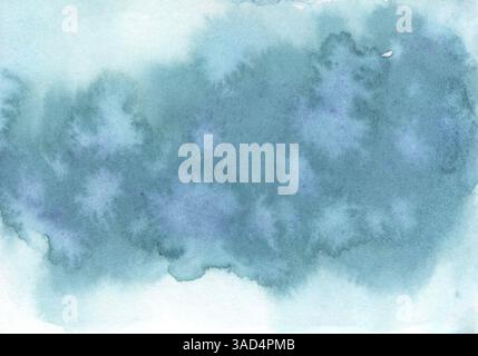 Handgemalter Hintergrund mit Aquarellstruktur Stockfoto