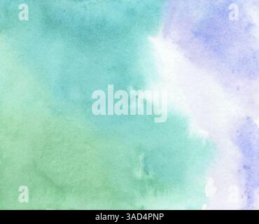 Handgemalter Hintergrund mit Aquarellstruktur Stockfoto