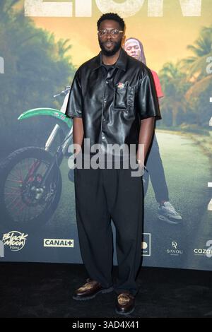 Paris, Frankreich. April 2025. Dycosh besuchte am 4. April 2025 die Zion-Premiere im Grand Rex-Kino in Paris. Foto: Aurore Marechal/ABACAPRESS. COM Credit: Abaca Press/Alamy Live News Stockfoto