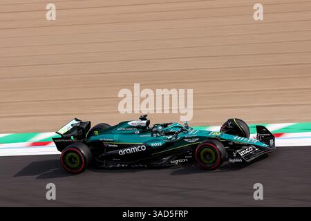 18 WALK Lance (CAN), Aston Martin F1 Team AMR25, Action während des Formel 1 Lenovo Japanese Grand Prix 2025, 3. Runde der FIA Formel 1 Weltmeisterschaft 2025 vom 4. Bis 6. April 2025 auf dem Suzuka Circuit in Suzuka, Japan - Foto DPPI Stockfoto