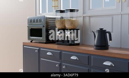 Küche Interieur Stockfoto