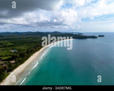 Tipp von Borneo Simpang Mengayau Strand Kudat Sabah Borneo Stockfoto