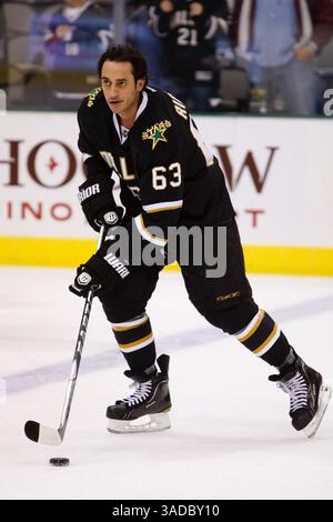 1. Dezember 2011: Dallas, Texas, USA: Mike Ribeiro (63), der die Dallas Stars und Ottawa Senators spielte. Dallas besiegt Ottawa 3-2 im American Airlines Center (Foto: © Andrew Dieb/Southcreek/ZUMAPRESS.com) Stockfoto