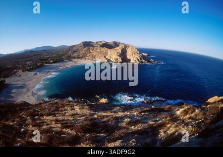 November 2002; Cabo San Lucas, MEXIKO; friedliche geschützte Bucht entlang der Küste von Los Cabos in Baja California, Mexiko. (Bild: Larry Dunmire/ZUMAPRESS.com) Stockfoto