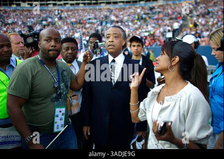 August 2008 - Denver, Colorado, USA - Rev AL SHARPTON nimmt am letzten Abend der Demecratic National Convention 2008 in Denver Teil (Bild: Michael Francis McElroy/ZUMAPRESS.com) Stockfoto