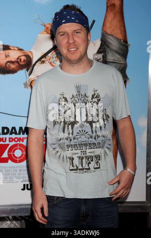 Juni 2008. New York City . Schauspieler Nick Swardson besucht die Premiere „You Don't Mess with the Zohan“ im Ziegfeld Theater (Bild: Sharkpixs/ZUMAPRESS.com) Stockfoto
