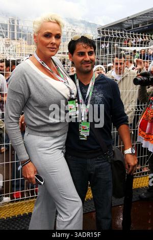 Brigitte Nielsen (Bild: Sutton Motorsports/ZUMAPRESS.com) Stockfoto