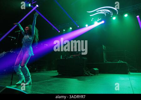 East Lansing, USA. März 2025. Gavin Turek tritt am 27. März 2025 beim Frühjahrskonzert der Michigan State University in East Lansing auf. (Foto: Andrew Roth/SIPA USA) Credit: SIPA USA/Alamy Live News Stockfoto