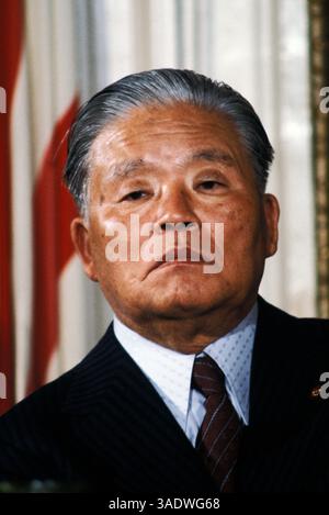 September 2004; Washington, DC, USA; (Datei Foto. Datum unbekannt) ehemaliger japanischer Premierminister OHIRA MASAYOSHI in Washington. (Bild: Arthur Grace/ZUMAPRESS.com) Stockfoto