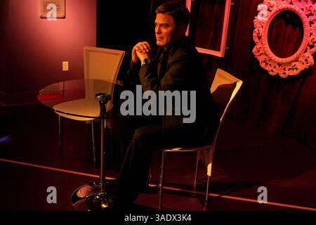 I14417CHW.die große Eröffnung von ''Madame Tussauds'' Wachs Museum Hollywood . Madame Tussauds, Hollywood, CA.07/21/09 . GEORGE CLOONEY WAX FIGUR. Foto: Clinton H. Wallace-Photomundo-Globe Photos Inc. Â2009 (Kreditbild: Ed Geller/Globe Photos/ZUMAPRESS.com) Stockfoto