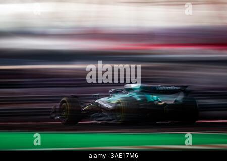 18 WALK Lance (CAN), Aston Martin F1 Team AMR25, Action während des Formel 1 Lenovo Japanese Grand Prix 2025, 3. Runde der FIA Formel 1 Weltmeisterschaft 2025 vom 4. Bis 6. April 2025 auf dem Suzuka Circuit in Suzuka, Japan Stockfoto