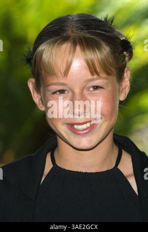 Juli 2001; Los Angeles, CA, USA; Schauspielerin BRIE LARSON bei der TCA Summer Press Tour für WB.. (Bild: Lisa O'Connor/ZUMAPRESS.com) Stockfoto
