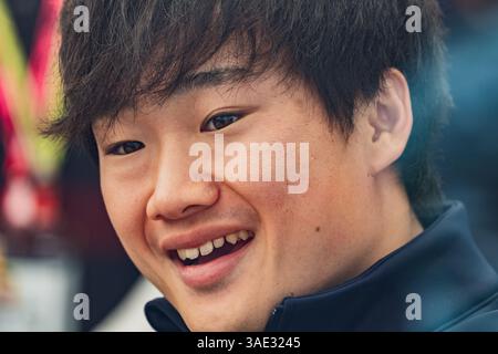 Suzuka, Japan. April 2024. Yuki Tsunoda aus Japan und Visa Cash App RB Formel 1 Team während des Formel 1 Großen Preises von Japan. Quelle: SOPA Images Limited/Alamy Live News Stockfoto