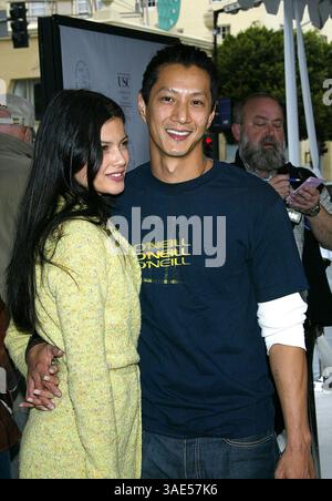 November 2004; Hollywood, CA, USA; Schauspieler WILL YUN LEE und verabredet sich bei der Premiere von „The Polar Express“ in Los Angeles im Grauman's Chinese Theatre. (Bild: Rena Durham/ZUMAPRESS.com) Stockfoto