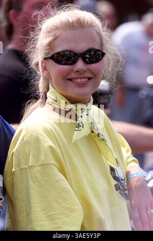 August 2000; Hulett, Wyoming, USA; Leute der Sturgis Motorradrallye - Hulett Ham und Jam... (Bild: Alan Carroll/ZUMAPRESS.com) Stockfoto
