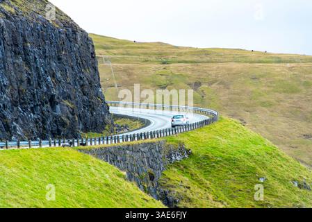 Route 21 - Färöer Inseln Stockfoto