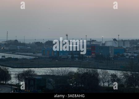 HMS Cambria Royal Naval Reserve Unit, Cardiff Bay, Wales Stockfoto