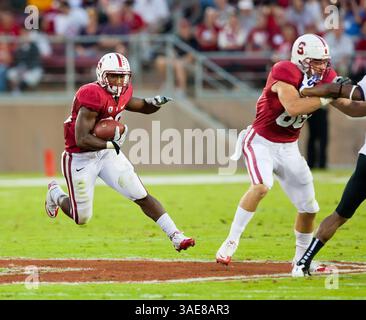 22. Oktober 2011: Stepfan Taylor (33) wurde im Stanford Stadium in Palo Alto, CA. Stanford besiegte Washington mit 65:21. â© Damon Tarver/Cal Sport Media(Kreditbild: © Damon Tarver/Cal Sport Media/ZUMAPRESS.com) Stockfoto