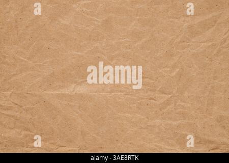Kraftpapier, Makro, Draufsicht. Stockfoto