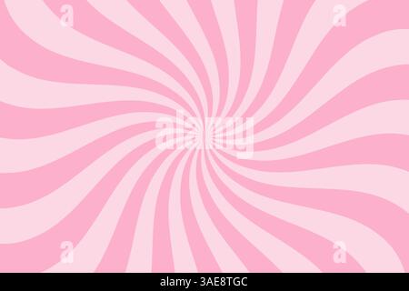 Lichtdrehung. Schwarze Farbstreifen wellig isoliert auf weißem Hintergrund. Radiale Wellenlinie. Muster gekrümmt. Comic-Drehung. Effekt Kurven Strahlen. Abstrakt Stock Vektor