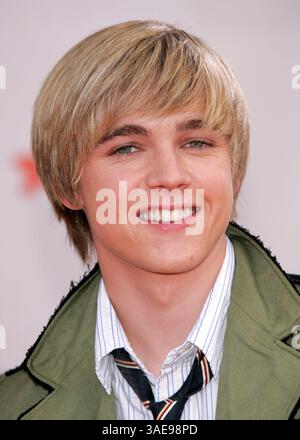 April 2005; Westwood, Kalifornien, USA; Schauspieler JESSE McCartney bei den Nickelodeon's Kids' Choice Awards 2005 - ANKUNFT im Pauley Pavillion der UCLA. (Bild: Lisa O'Connor/ZUMAPRESS.com) Stockfoto