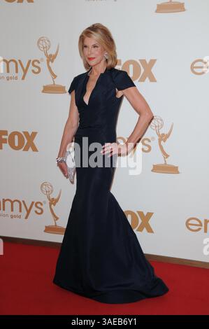 September 2011 - Los Angeles, Kalifornien, USA - Christine Baranski.63. PRIMETIME EMMY AWARDS 2011 (Ankunft) im Nokia Theatre LA Live, Los Angeles, CA. Bis 2011. September. (Foto: © TLeopold/Globe Photos/ZUMAPRESS.com) Stockfoto