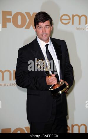 September 2011 - Los Angeles, Kalifornien, USA - Kyle Chandler.63. PRIMETIME EMMY AWARDS 2011 (Pressroom) im Nokia Theatre LA Live, Los Angeles, CA. Bis 2011. September. (Foto: © TLeopold/Globe Photos/ZUMAPRESS.com) Stockfoto