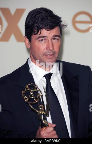 September 2011 - Los Angeles, Kalifornien, USA - Kyle Chandler.63. PRIMETIME EMMY AWARDS 2011 (Pressroom) im Nokia Theatre LA Live, Los Angeles, CA. Bis 2011. September. (Foto: © TLeopold/Globe Photos/ZUMAPRESS.com) Stockfoto