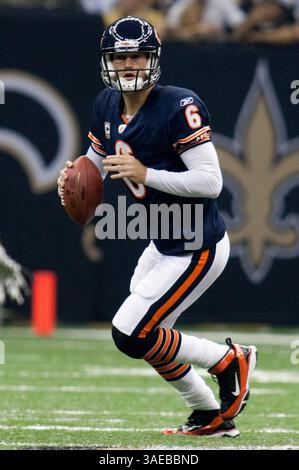 18. September 2011: Chicago Bears Quarterback Jay Cutler #6 während des NFL Football-Spiels zwischen den Chicago Bears und den New Orleans Saints im Louisiana Superdome in New Orleans, LA. (Bild: © Jonathan Bachman/Cal Sport Media/ZUMAPRESS.com) Stockfoto
