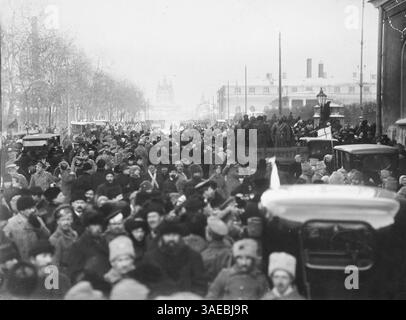 Dezember 2007 - Moskau, Sowjetunion - Petrograd. Tavricheskiy Palast, Konferenzsaal der Staatsduma. Konferenz des Petrograder Rates der Arbeits- und Soldatendeutaten (Credit Image: Mariela Lombard/ZUMAPRESS.com) Stockfoto