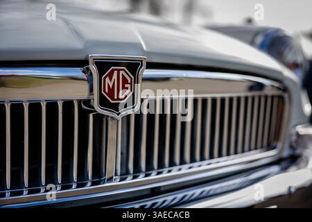 1974 MG MGB GT BADGE. Stockfoto